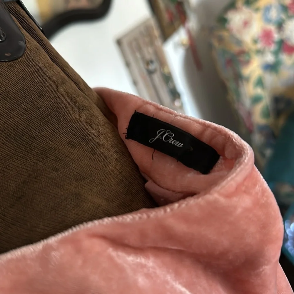 JCrew velvet wrap dress size M - Picture 2 of 4